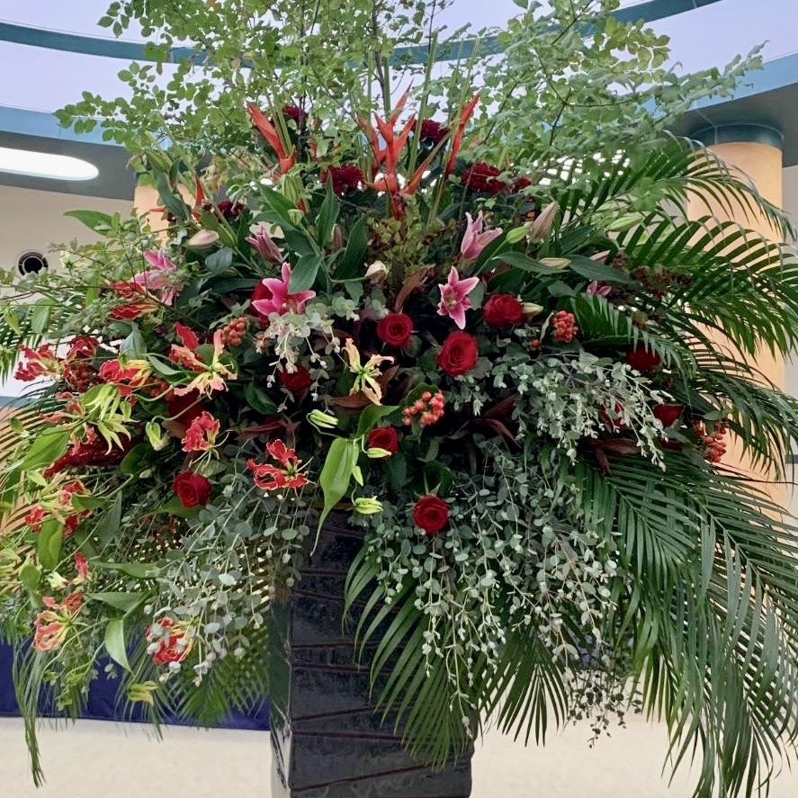 イベント会場　花装飾