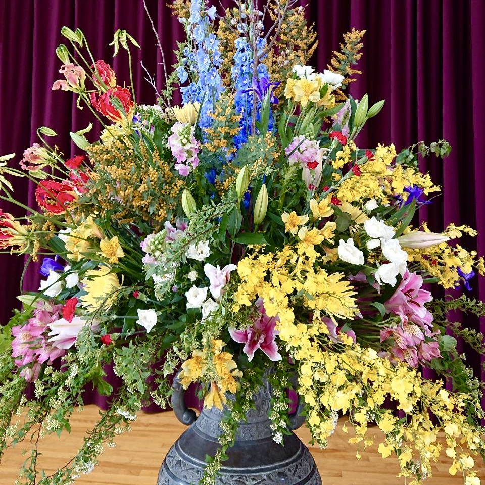 学校行事　花装飾